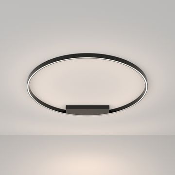 Потолочный светодиодный светильник 59W 3000К/4000К MOD058CL-L65BK чёрный Rim Maytoni