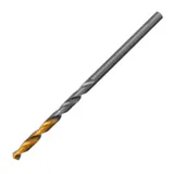 Сверло спиральное по металлу 2,5 x 57 мм, Р6М5, Golden Tip , 2шт. Denzel — фото 2