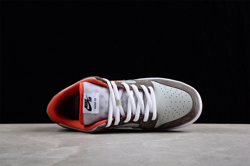 Crushed DC Skate Shop x Nike SB Dunk Low Brown White