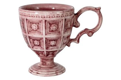 Кружка 0.35л Matceramica Augusta розовая