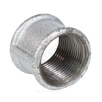 Муфта прямая чугун оц Ду 15 (1/2") ВР Fittex
