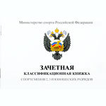 Классификационная книжка 2/3/Юношеские