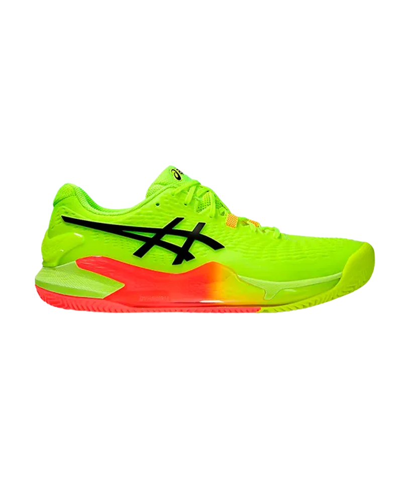Asics Gel-Resolution 9 Clay Paris Безопасность Желтый-Черные Кроссовки 2024