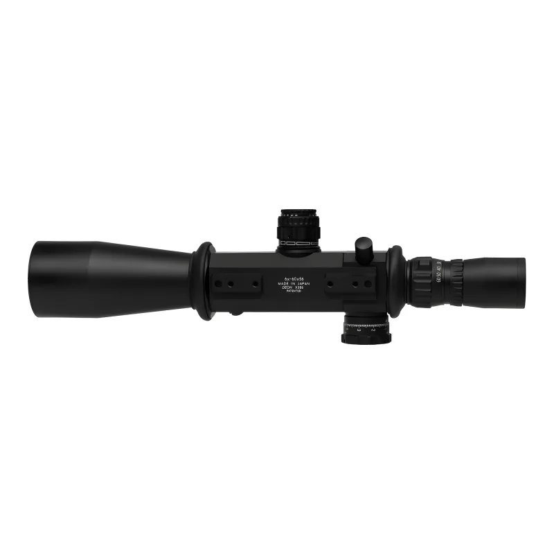 Прицел March Genesis 6-60x56 FML-MT FFP на Picatinny 0.05Mil - вид справа, профиль