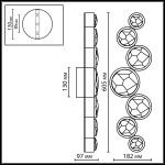 Настенный светодиодный светильник Odeon Light SPILLA 7174/15WLA