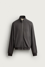 Толстовка в полоску классического кроя — ZARA