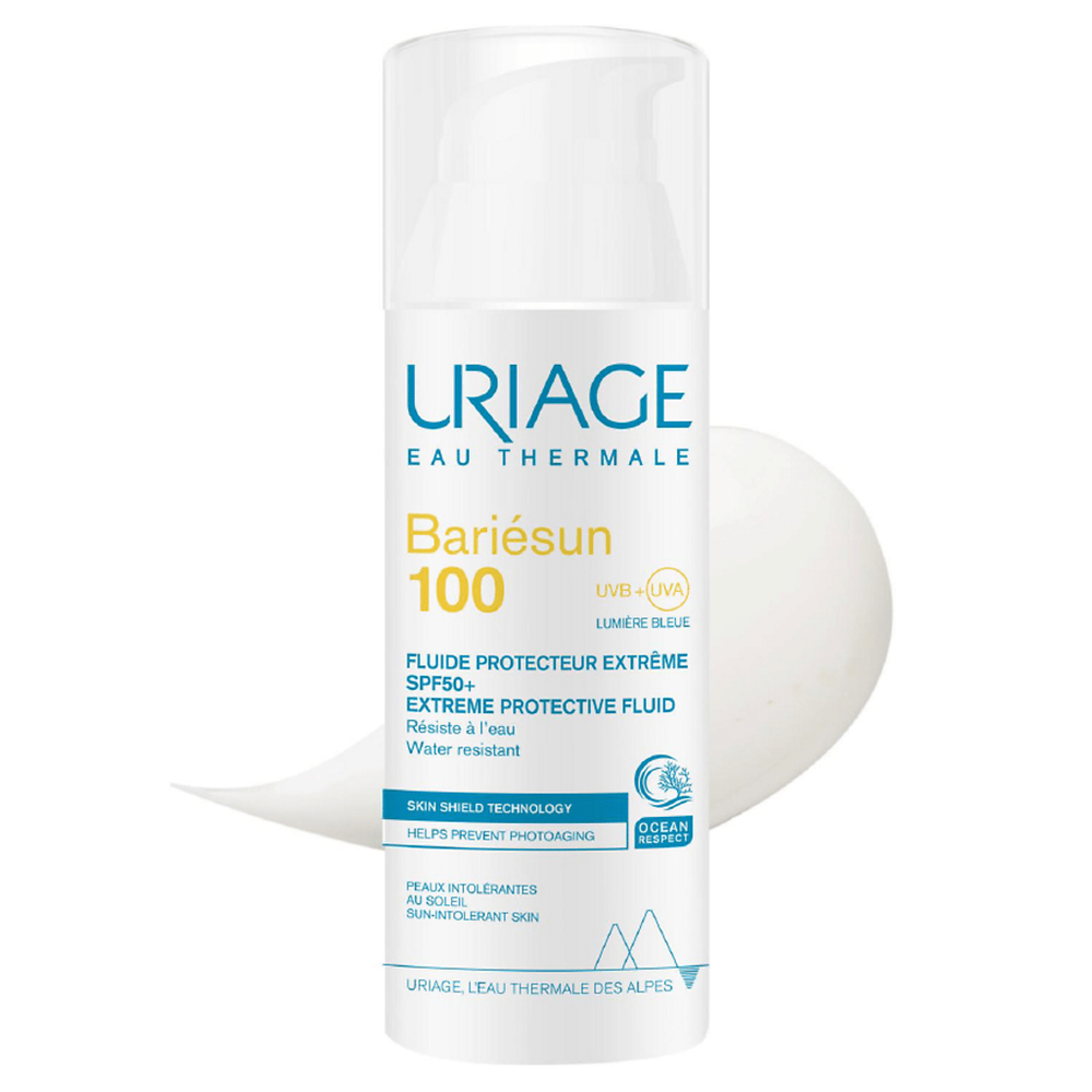 Uriage Bariesun 100 fluide protecteur extreme Эмульсия 100 для экстремальной защиты SPF 50+, 50 мл