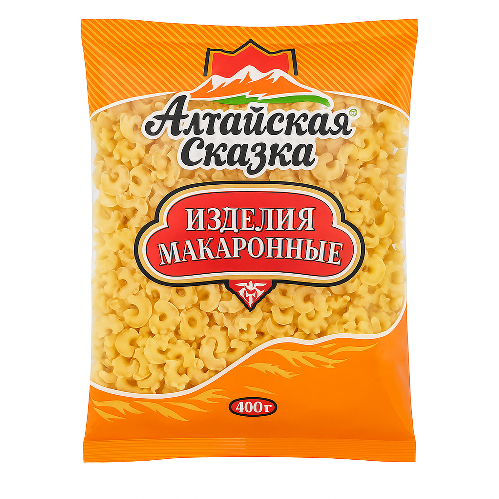 Макароны Алтайская Сказка гребешок 400 гр