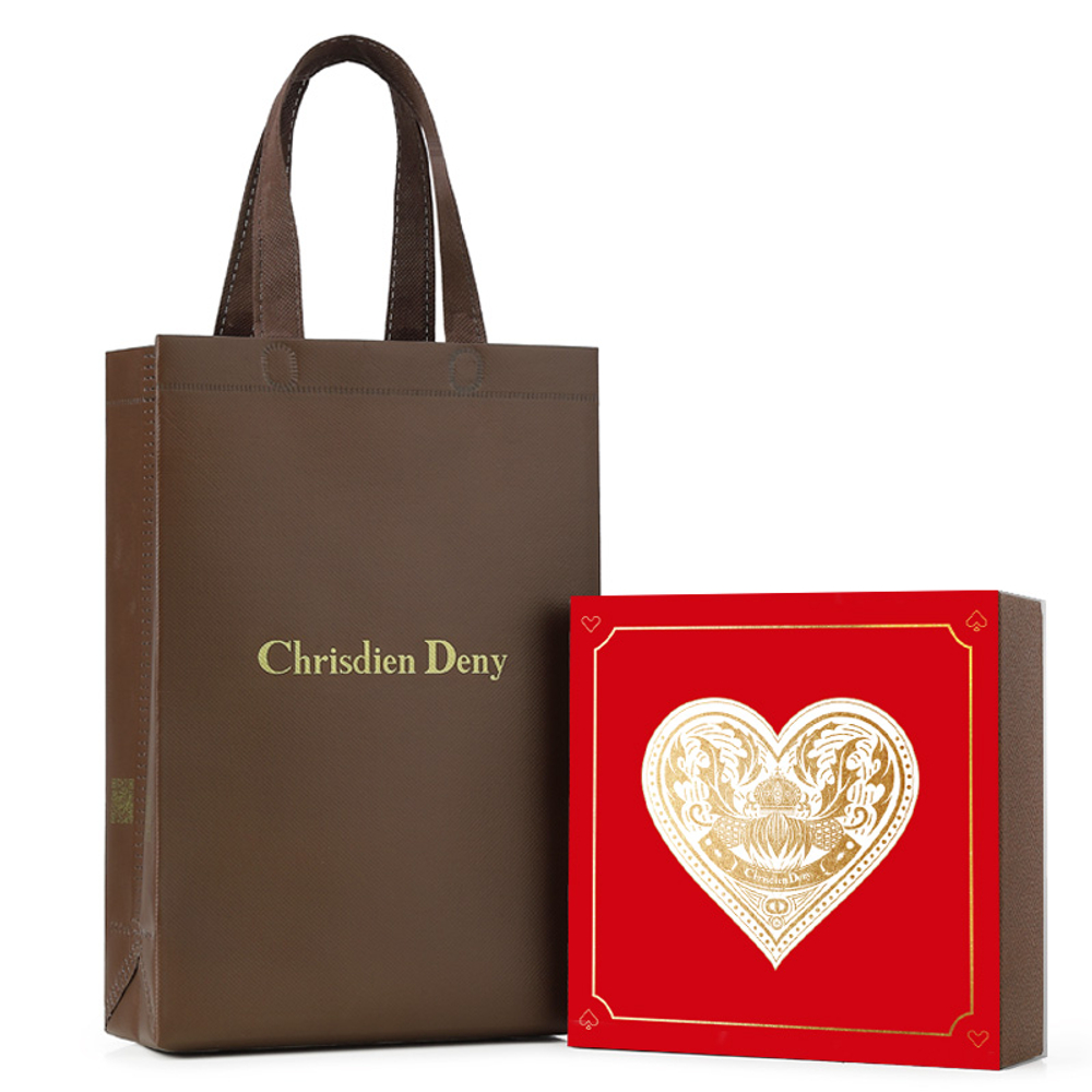 Chrisdien Deny Cow Leather Wallet Small Men"s Black