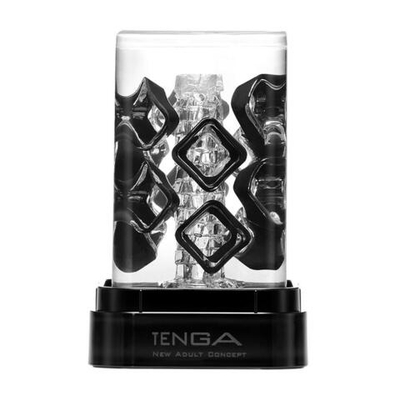 Прозрачный мастурбатор Tenga Crysta Bloc (Цвет: прозрачный)