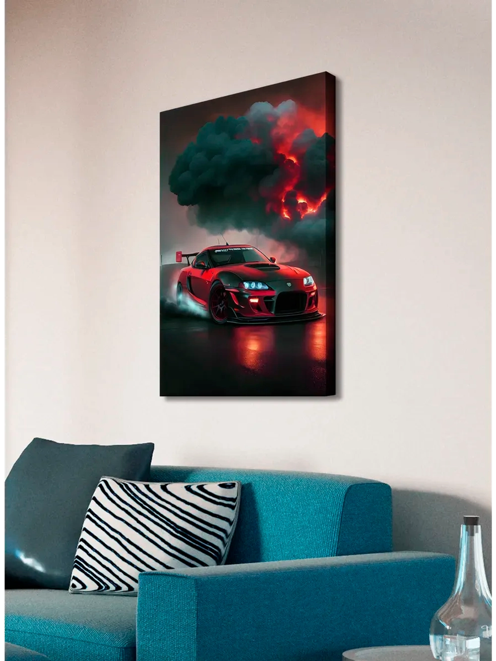 Картина "Toyota Supra", модульная 30х40см 1шт.