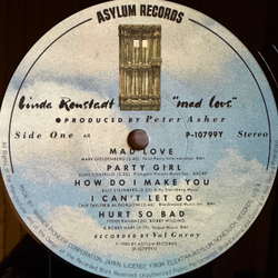 Виниловая пластинка Linda Ronstadt- Mad Love LP