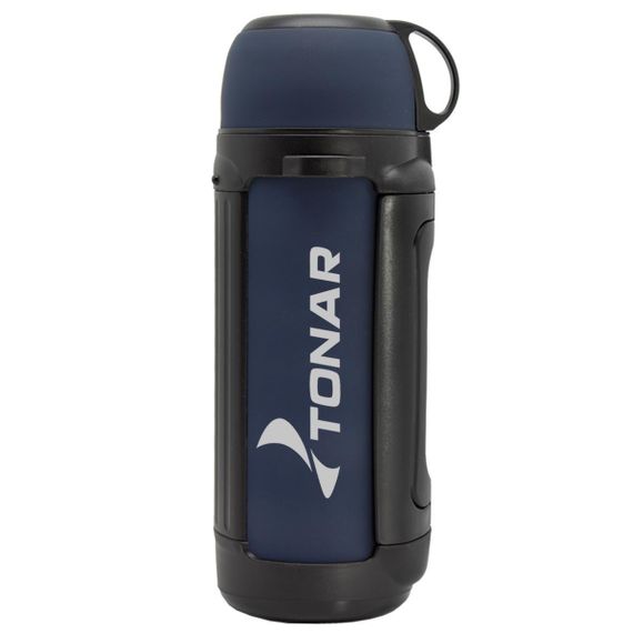 Термос TONAR 1700ML HS.TM-042 (крышка-кружка с ручк, доп.пл.чашка, скл.ручки, ремень)