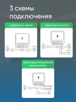 Умное реле Wi-Fi 16А