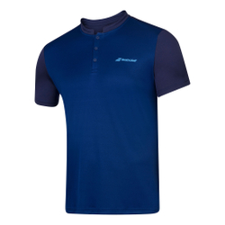 Мужское теннисное поло Babolat Play Polo Men - Dark Blue, Blue