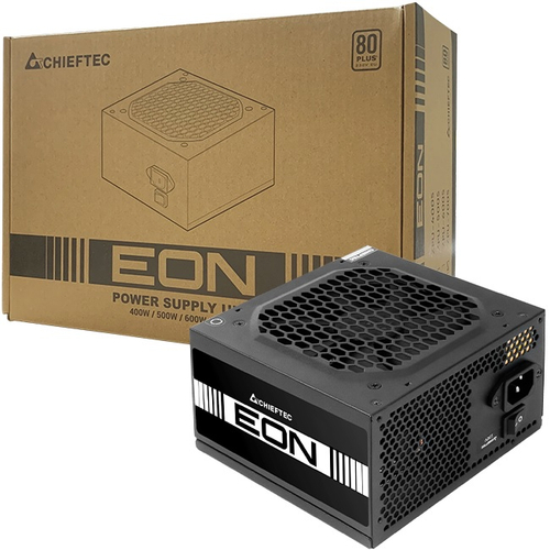 Блок питания Chieftec 400W EON, 120 мм, 80 PLUS Standard (ZPU-400S)