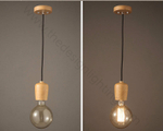 Pendant design lamp Ash  (Black)