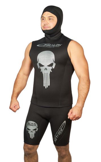 Майка Epsealon Skull с шлемом без рукавов 2.5 мм
