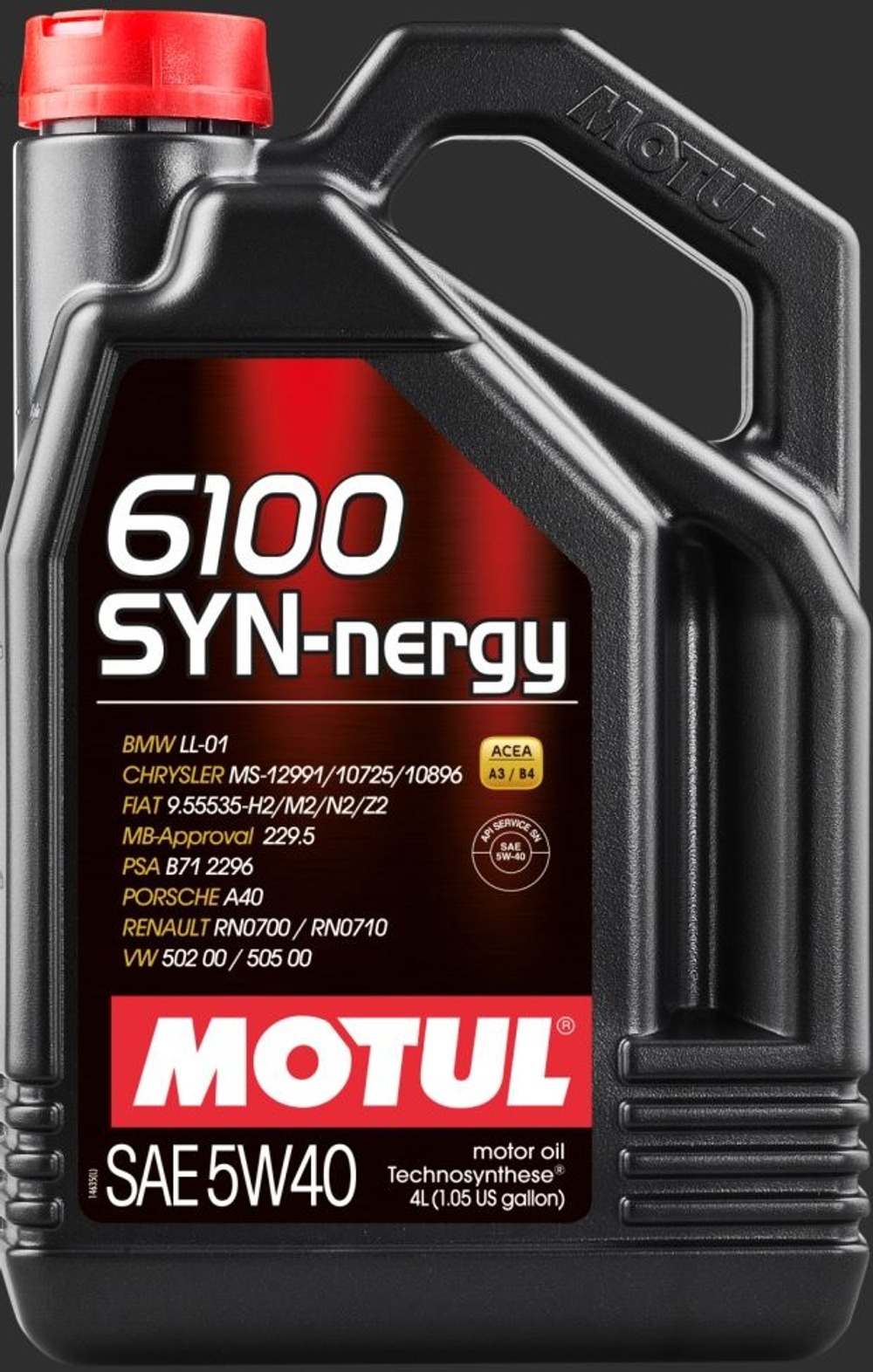Масло моторное Motul 6100 Syn-Nergy 5W-40 4 л 113881