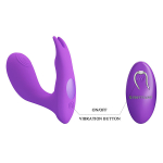 Фиолетовый стимулятор G-точки 10,1см с пультом ДУ Pretty Love Idabelle BI-300052W