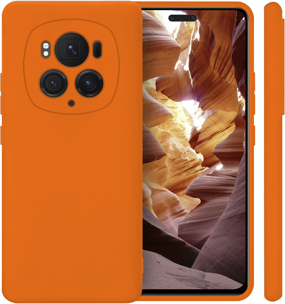 Мягкий Soft Touch чехол из силикона для HONOR MAGIC 6 PRO с бархатной подкладкой