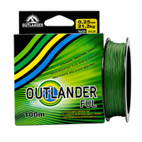 Шнур плетеный для рыбалки OUTLANDER - 75м. 0.35 (уп/10шт)