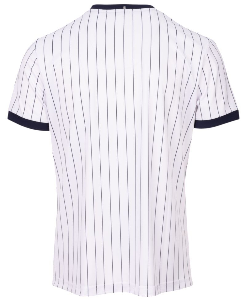 Мужская теннисная футболка Fila BB1 Stripes - white
