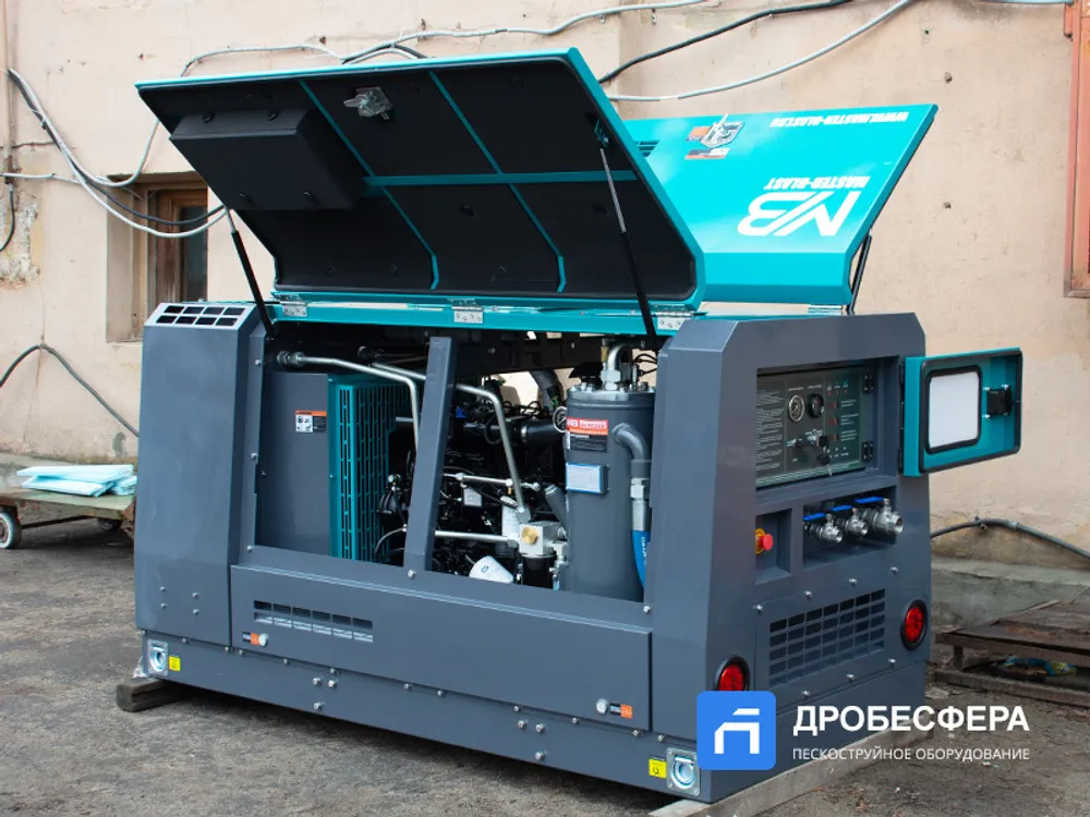 Дизельный винтовой компрессор MASTER BLAST MB185D