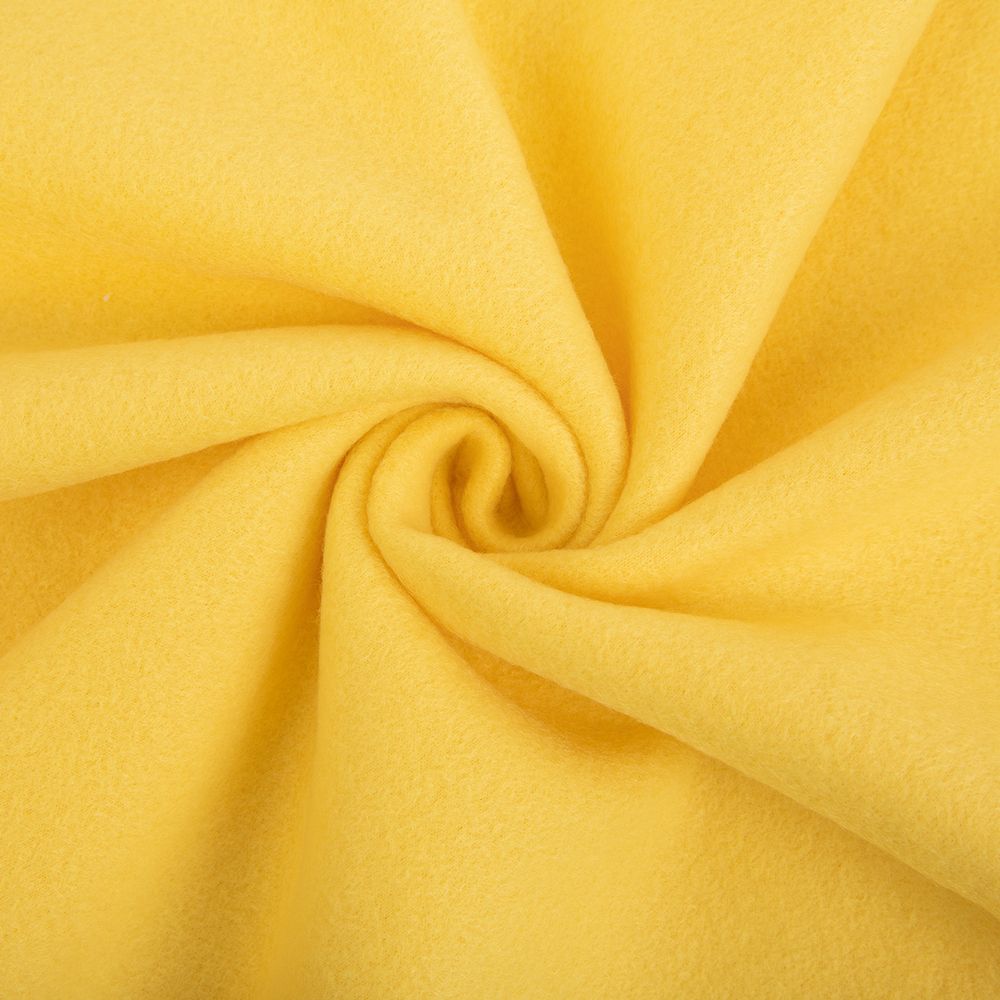 Флис 2-сторонний 160 см / 10 метров, желтый/yellow, Gamma FG-005