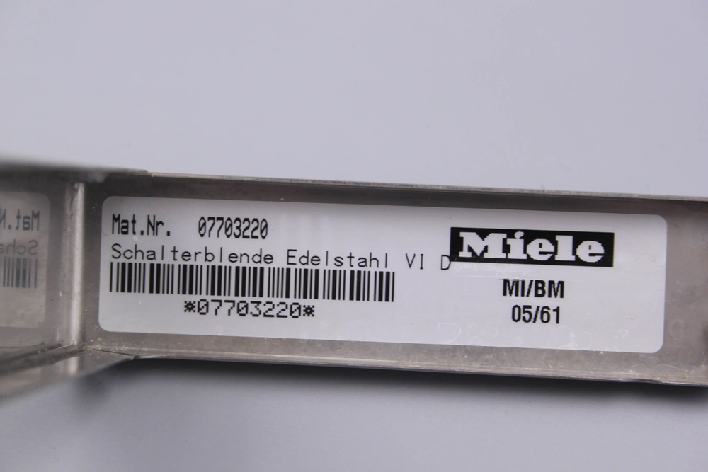 Панель 07703220 посудомоечной машины Miele