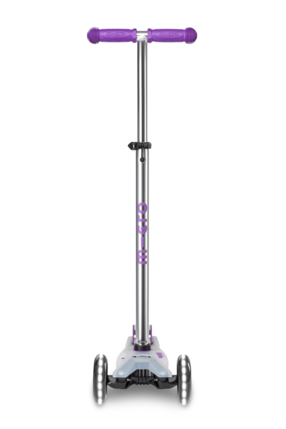 Самокат Maxi Micro Deluxe Flux LED Сиреневый
