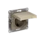 Розетка с крышкой Systeme Electric AtlasDesign Шампань, самозажимные клеммы ATN000546S