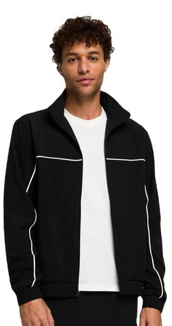 Мужская теннисная толстовка Wilson Team Woven Colorblock - black