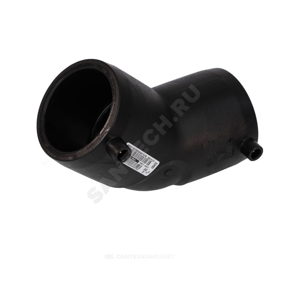 Отвод электросварной ПЭ100 Дн 160х45гр Ру16 SDR11 EUROSTANDARD 2116160160