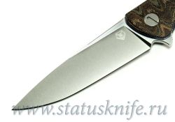 Нож Широгоров Кастом Ф3 S30V Микарта Питон 3Dфотография - 4