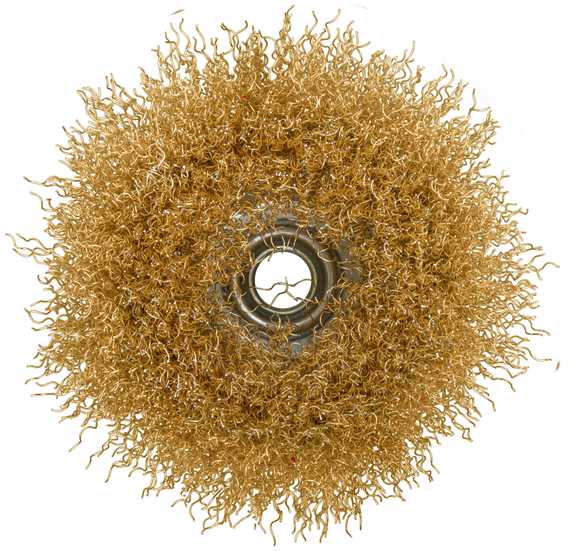 Корщетка-чашка, 100 мм, М14, латунированная проволока FIT IT 39270