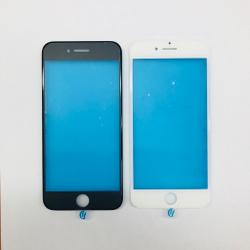 Стекло фронтальное с OCA, на IPhone 8/ 8 Plus в сборе с рамкой