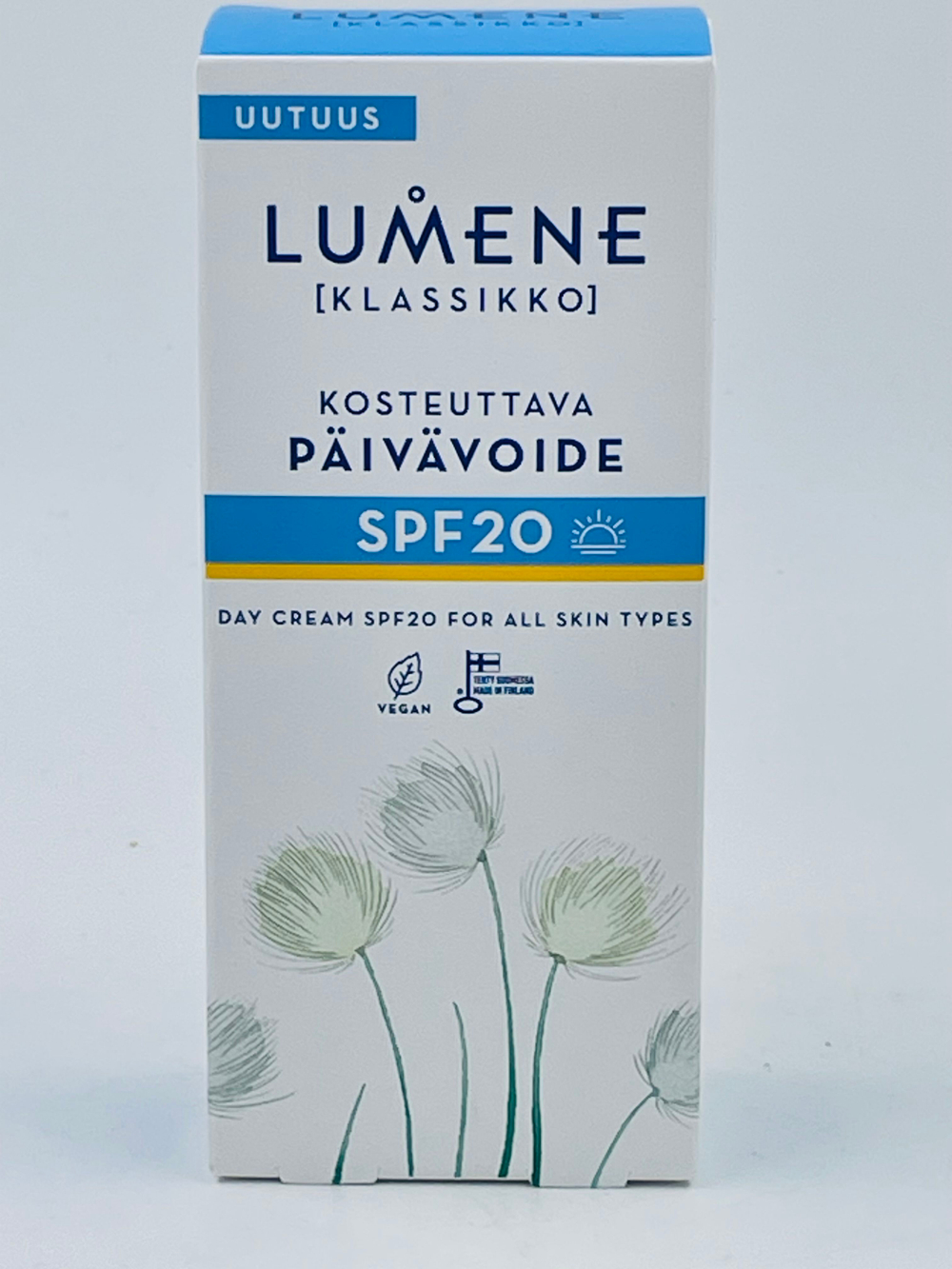 Крем дневной увлажняющий Lumene Klassikko SPF20 с эктрактом северного хопчатника, 50 мл (из Финляндии )