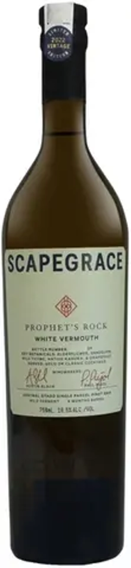 Вермут Scapegrace White, 0.75 л