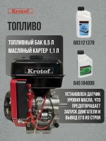Двигатель 15 л.с. электростартер, вал со шпонкой 420 куб.см.