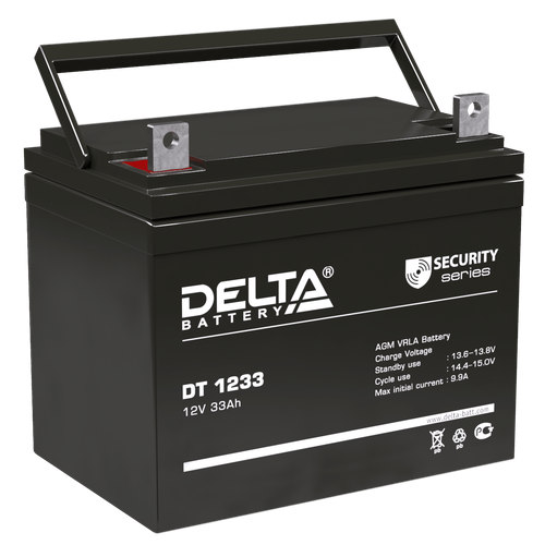 Аккумулятор DELTA DT 1233 - AGM ( 12В / 33Ач )