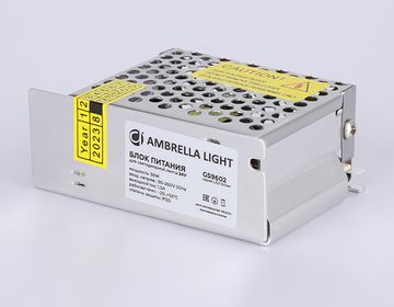 Блок питания для светодиодной ленты 24V 36W 1.5A IP20 90-260V 85*58*34 GS9602 ILLUMINATION LED Driver 24V Ambrella