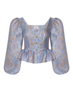 Blue gold top