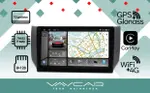 Магнитола для Nissan Sentra/Sylphy B17 2012-2023, Tiida 2015 - Vaycar VA51-1236-2K на Android 13, Быстрая, 2K QLED, CarPlay, 4G SIM-слот