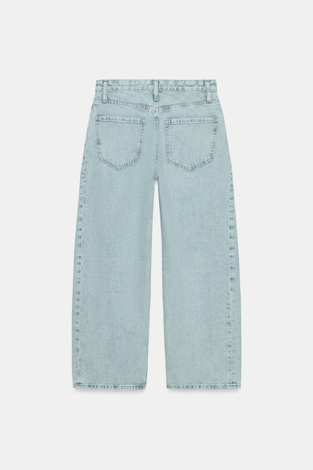 ДЖИНСЫ ZW COLLECTION ANKLE RELAXED СО СРЕДНЕЙ ПОСАДКОЙ — ZARA