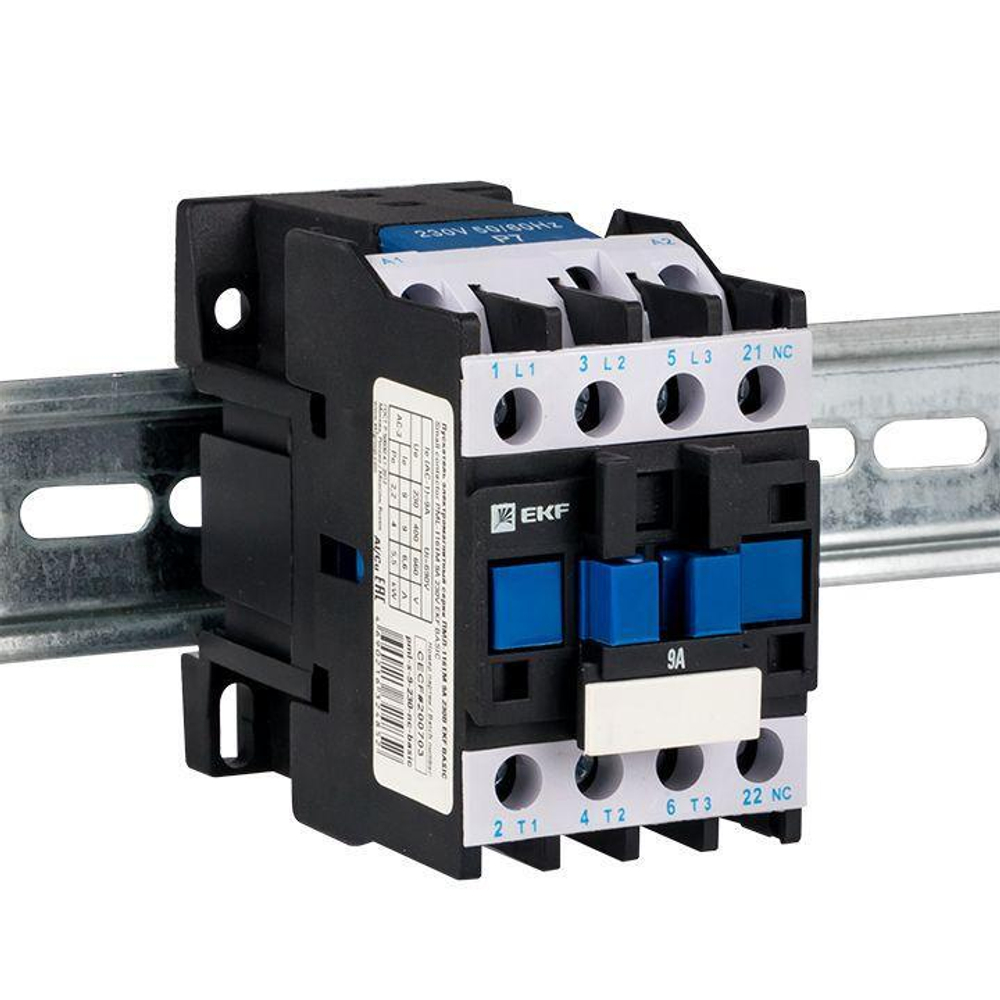 Пускатель ПМЛ-1161М 9А кат. 230В AC Basic EKF pml-s-9-230-nc-basic