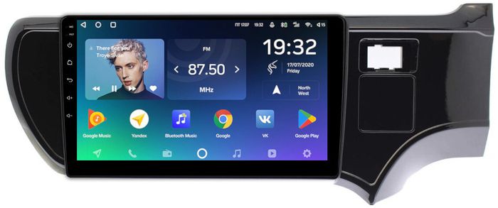Магнитола для Toyota Aqua 2011-2021 - Teyes CC2 PLUS монитор 9" QLED, Android 10, Быстрая, SIM-слот