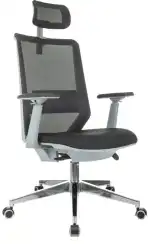 Кресло эргономичное Бюрократ MC-G615N-H черный Elastic-102 Neo Black сетка/ткань с подголов. крестов. алюминий