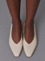 ballet flat cream