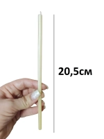 Восковые свечи белые №60 10 штук